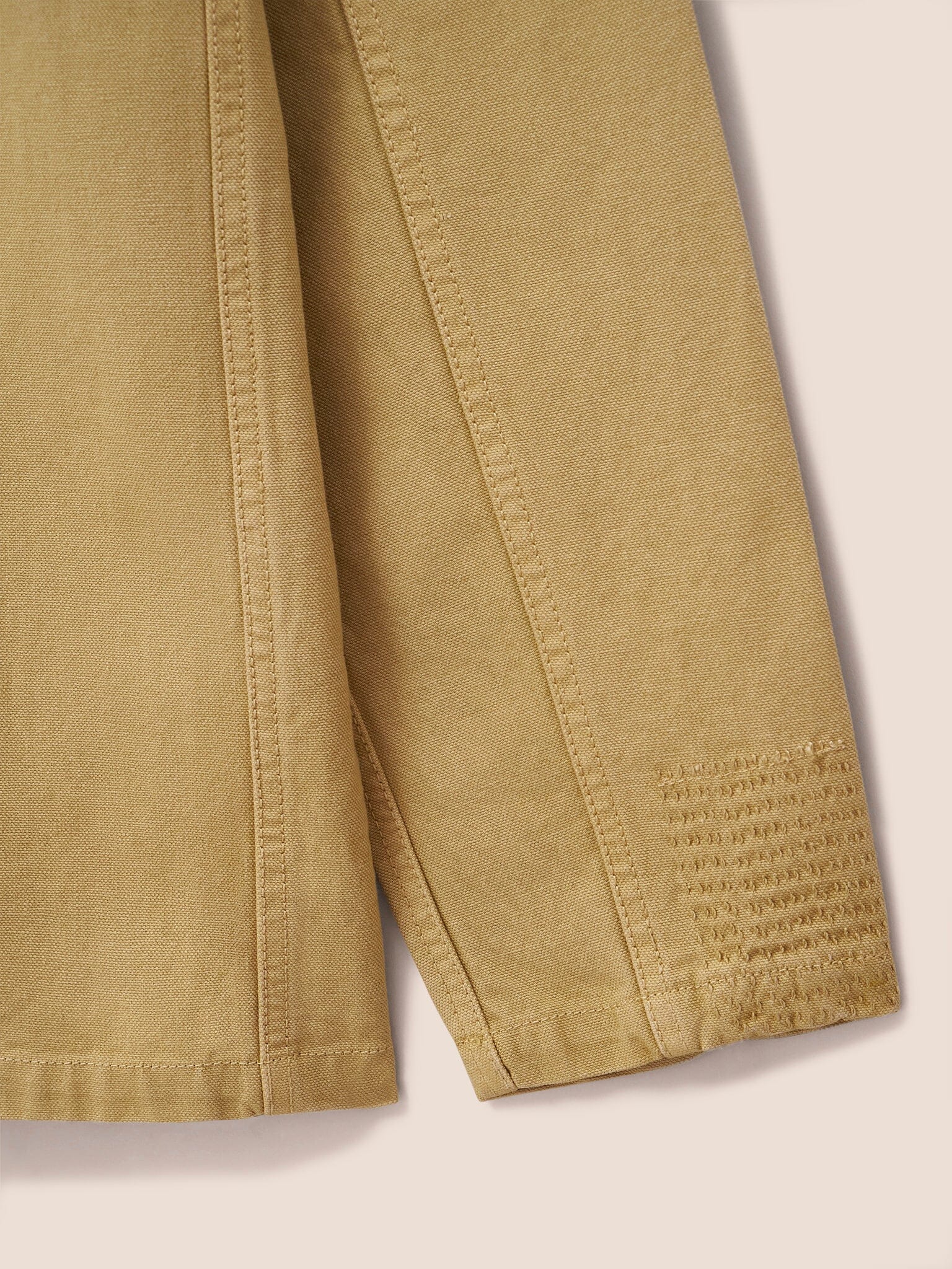 Tecopa Cotton Chore Jacket in Beige - Image 5