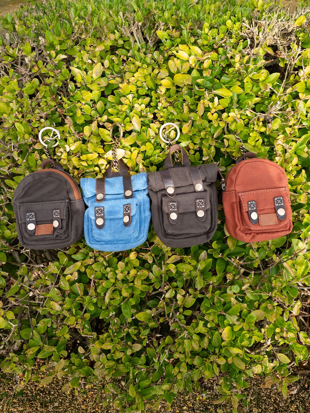 Bali Mini Keyring in Brown - Image 6