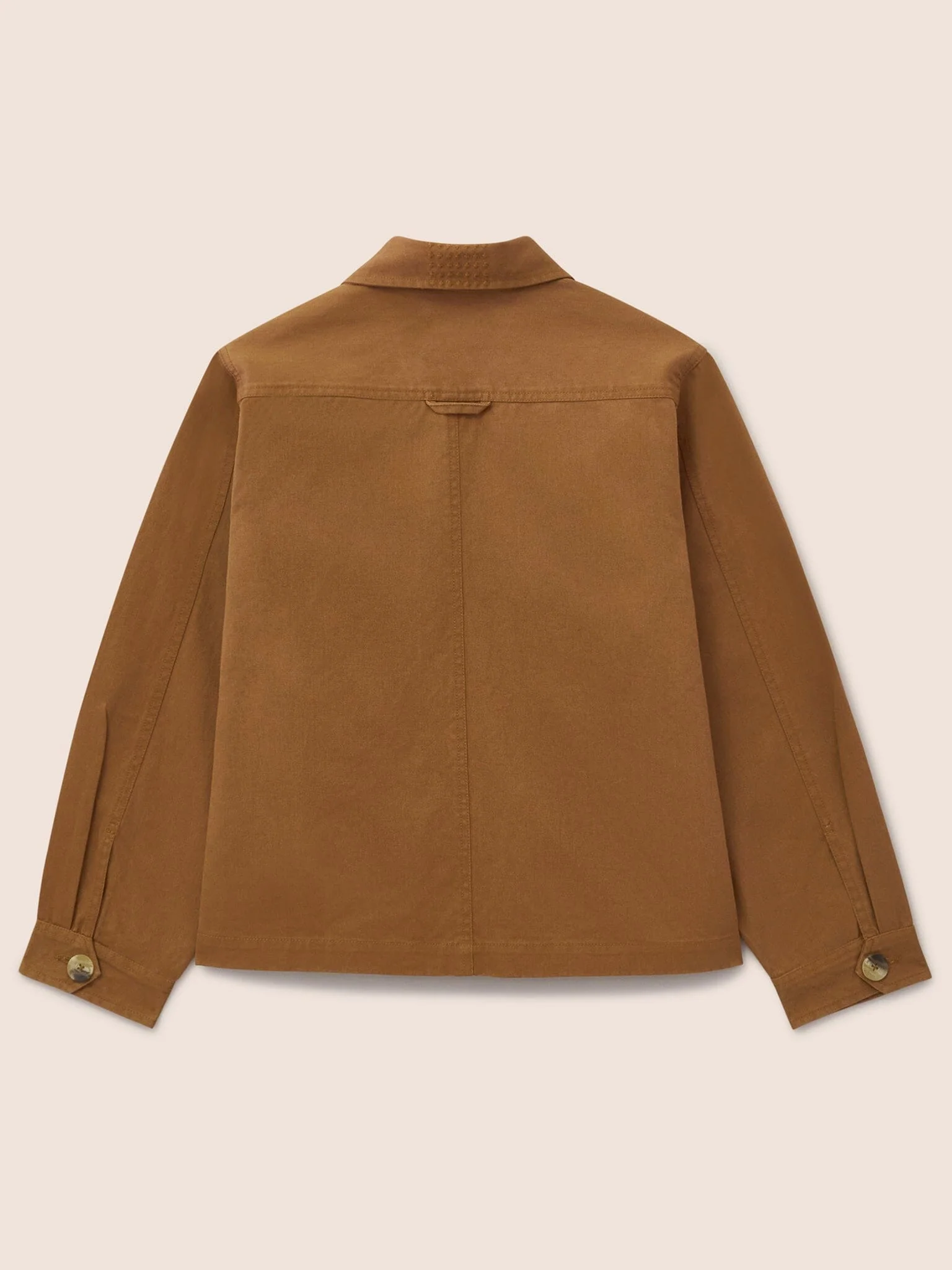 Colwell Cotton Chore Jacket in Brown - Image 3