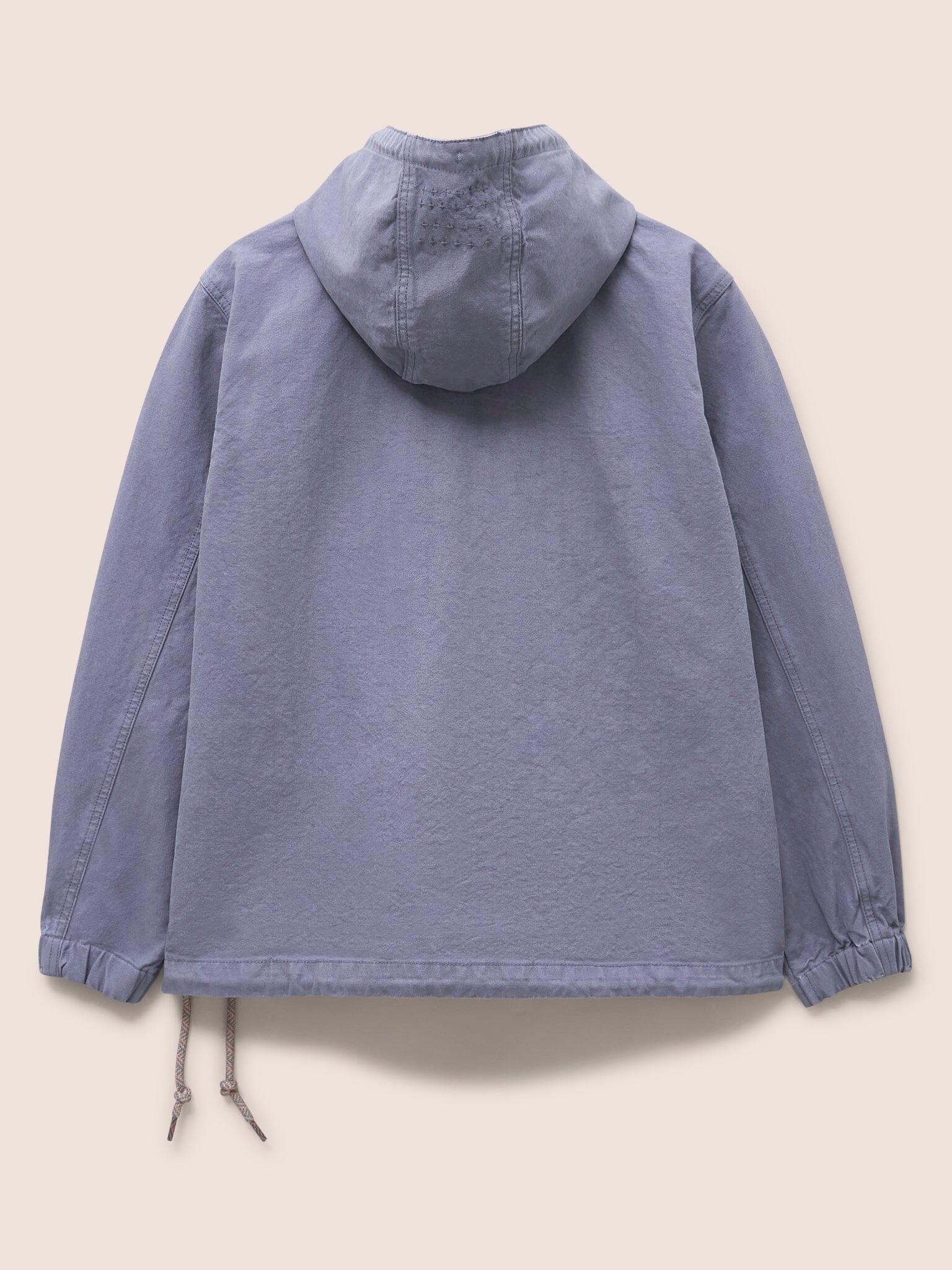 Malmo Cotton Overhead Jacket in Blue - Image 4