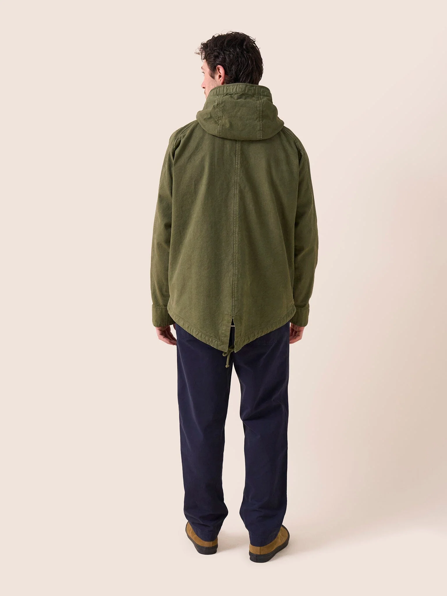 Oslo Cotton Overhead Parka Jacket - Image 3