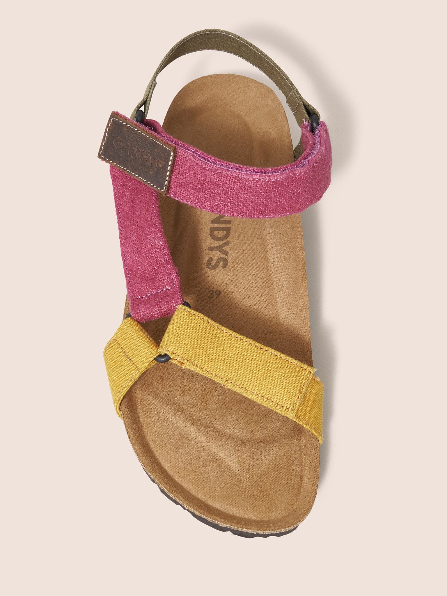 Pink Multi Palma Recycled Canvas Trekking Sandal - Image 4