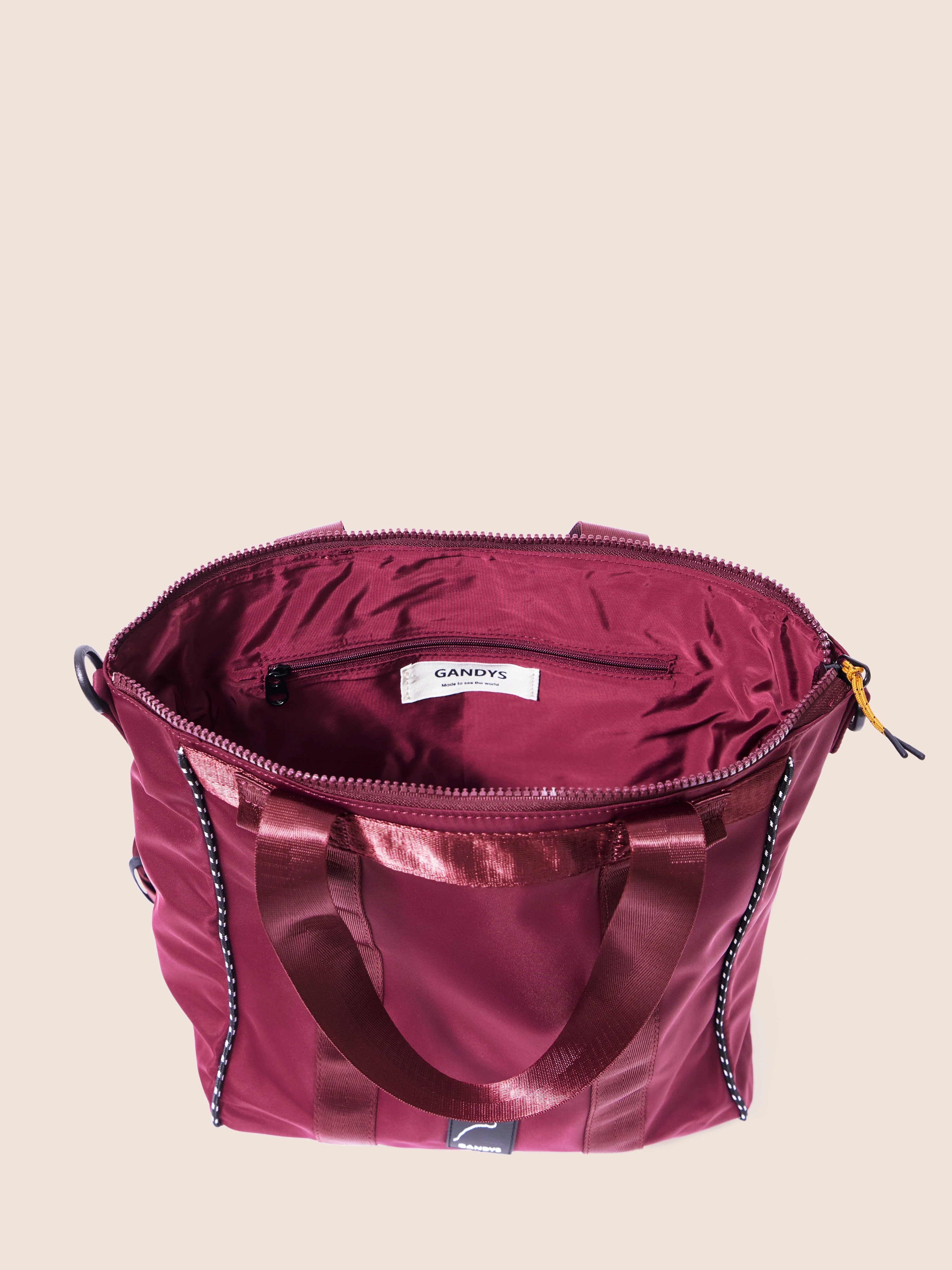 Urban Trek Recycled Modular Multiway Tote Bag in Berry - Image 6