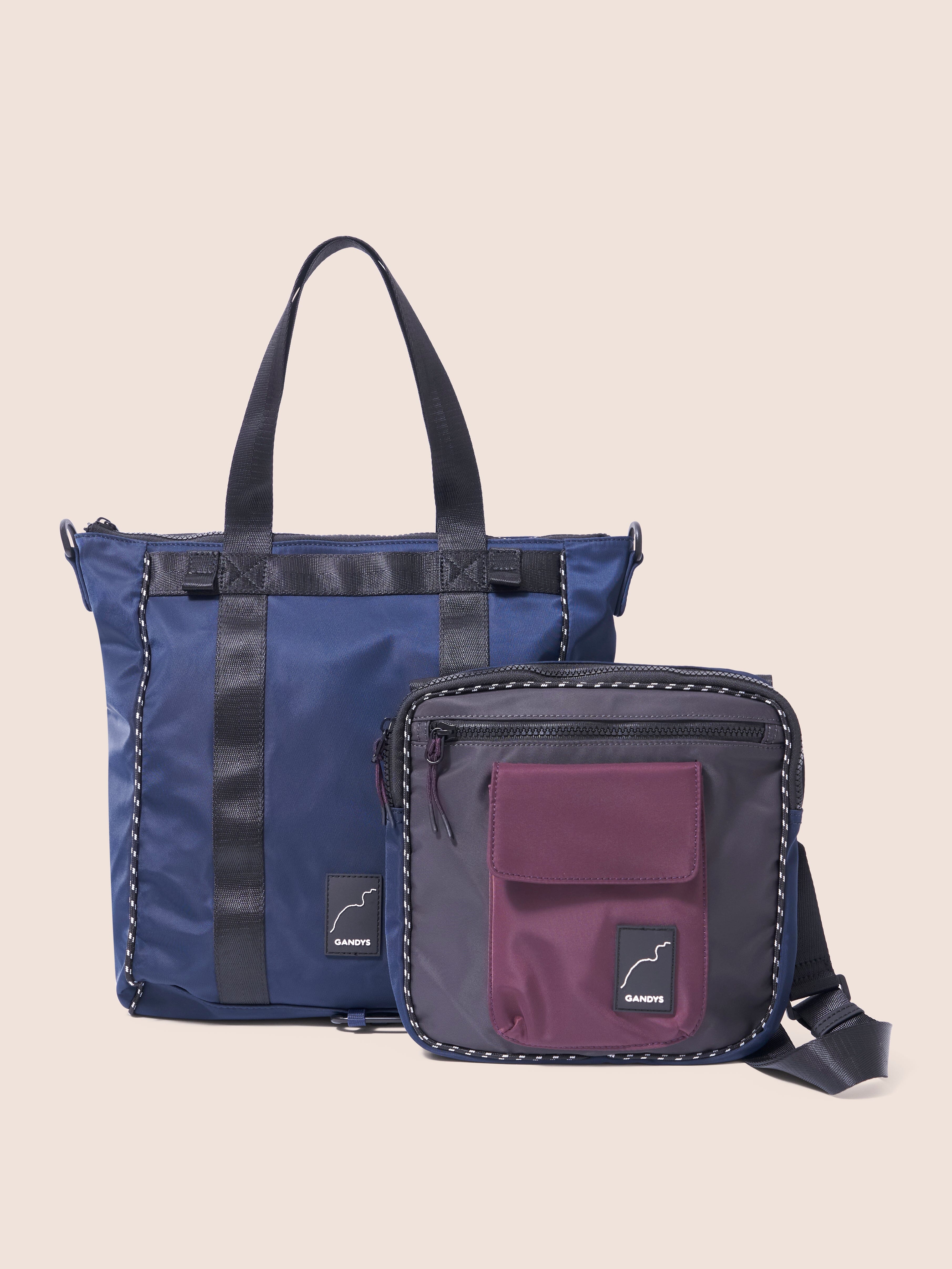 Urban Trek Recycled Modular Multiway Tote Bag in Navy - Image 3