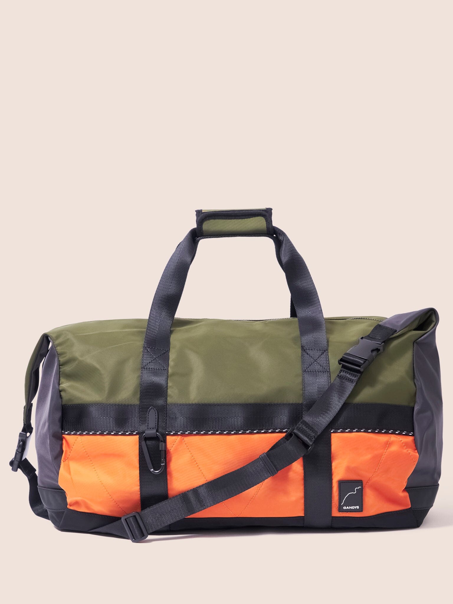 Urban Trek Recycled Modular Weekend Duffle Bag in Khaki - Image 4