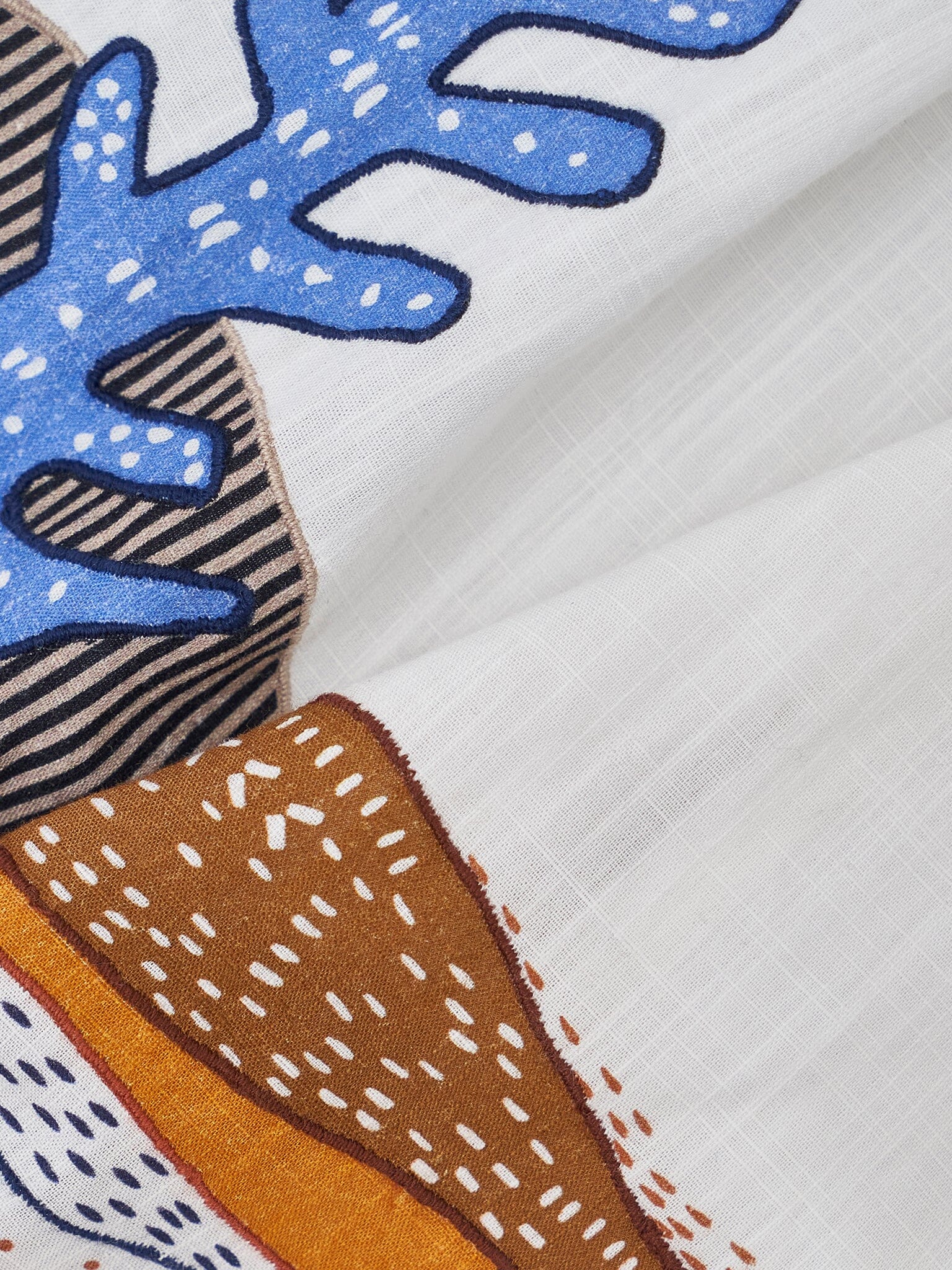 White Benoa Applique Shirt - Image 6